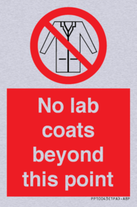 No lab coats beyond this point
